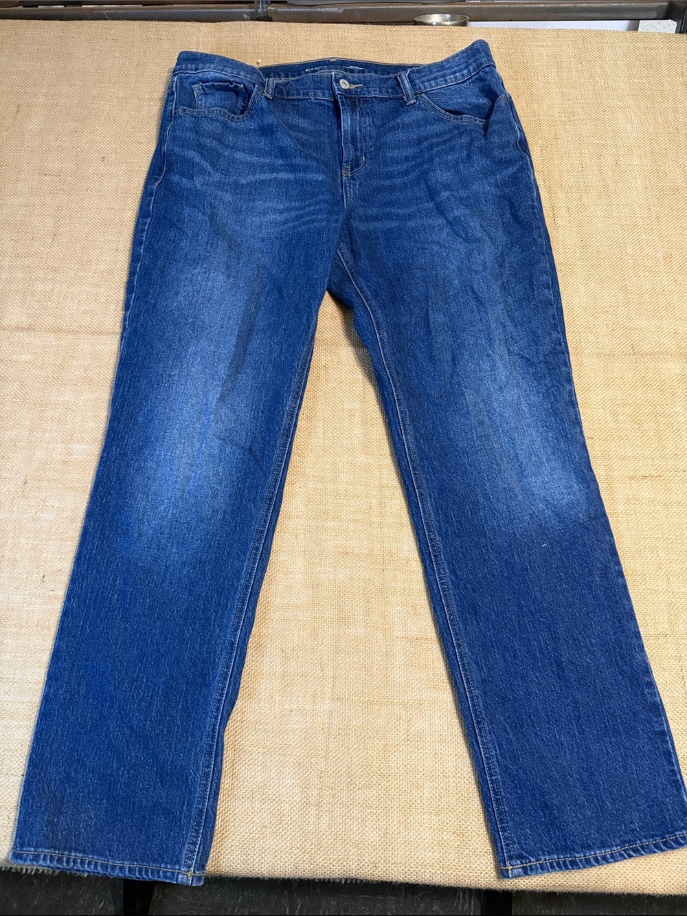 Old Navy womens Dark Blue Straight Jeans